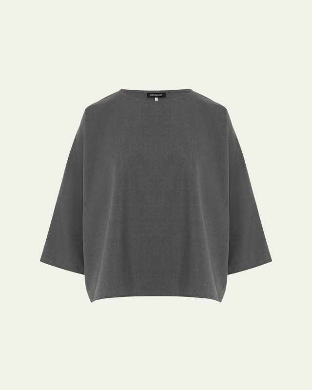 Boat Neck Top (Mid Length)